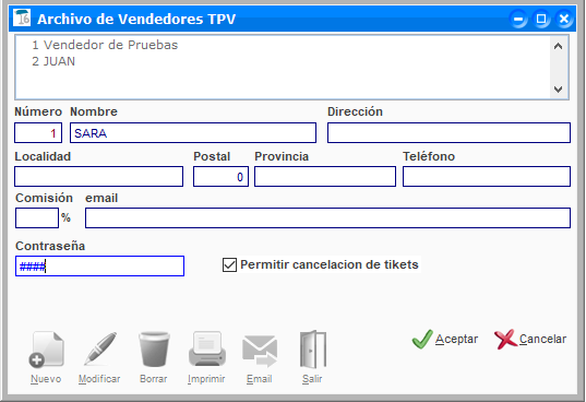 Cancelar tickets como gestor