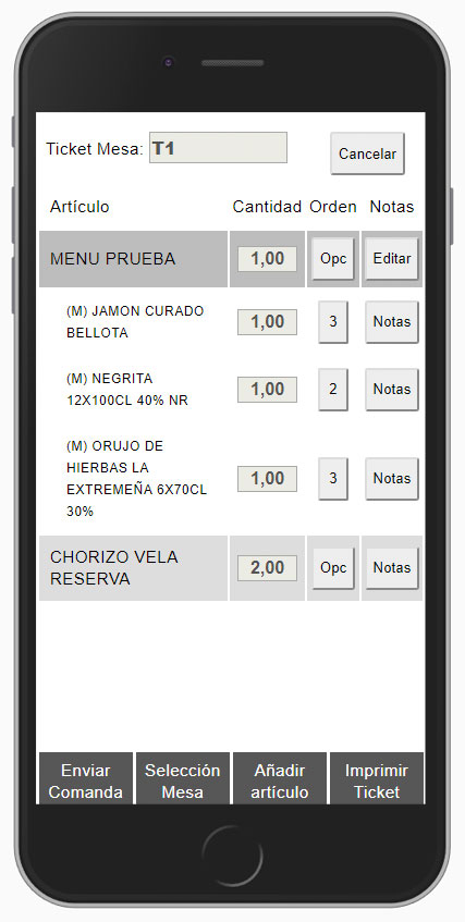 Cancelar tickets como gestor TPV