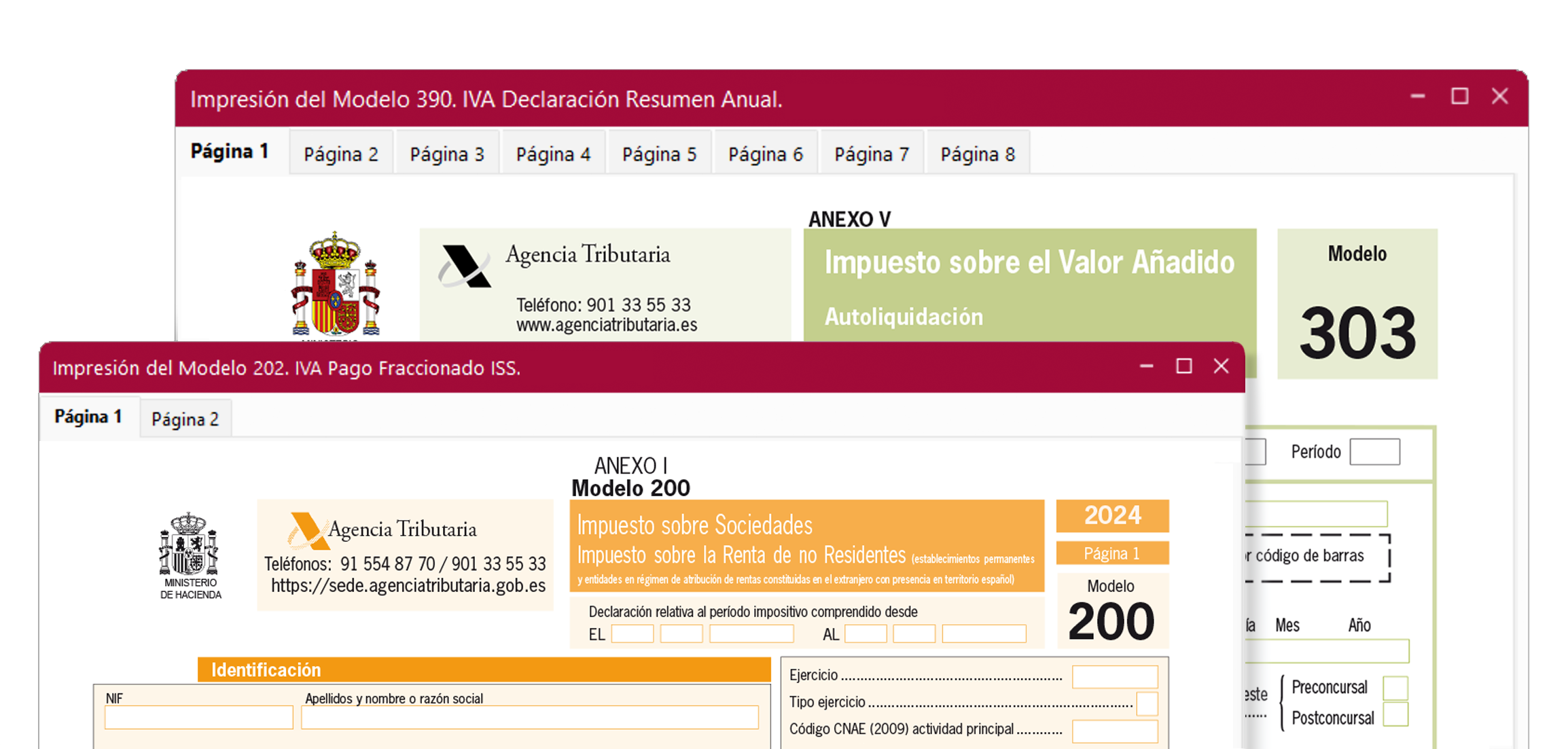 Gif animado con imágenes de TPV táctil, TPV comercio y TPV hostelería