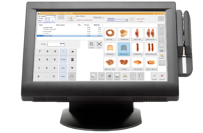 Monitor de escritorio con software ClassicGes Verifactu
