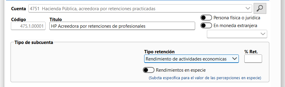 Ventana Buscar Suncuenta en ClassicConta 7.