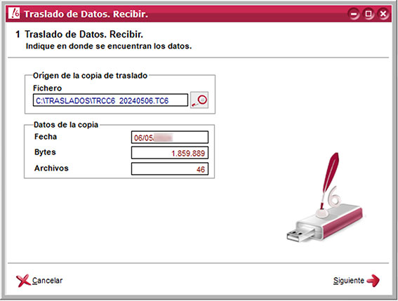 Recibir datos de ClassicConta.