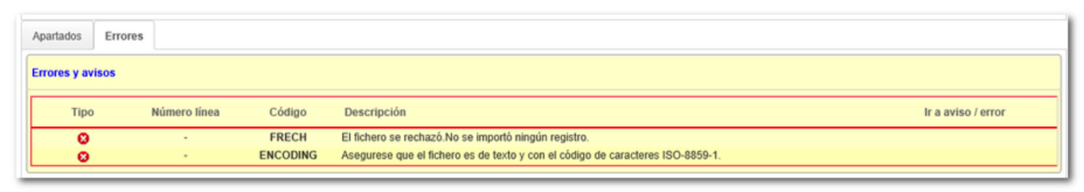 Error en la presentación telemática del modelo 303.