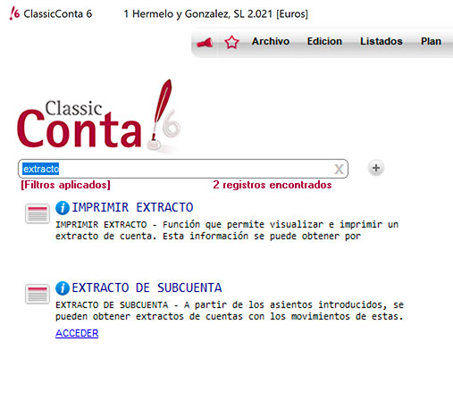 Buscador de ClassicConta.